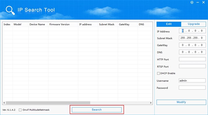 IP Search программа для конфигурации IP-камер и регистраторов в локальной сети (Freeip) - фото 14068