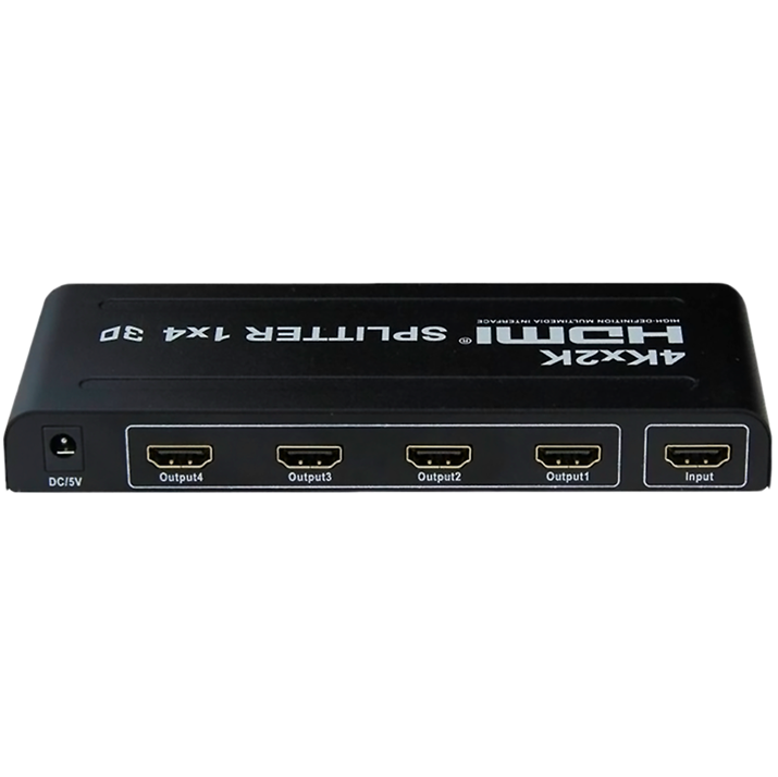 Сплиттер HDMI на 4 HDMI выхода, разрешение изображения 4K - фото 9128