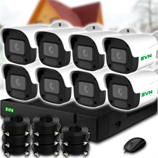 Комплект IP-камер 4 Мегапикселя с записью звука «Дом-8 IP 2K»