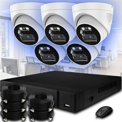 Комплект IP-камер 4 Мегапикселя с записью звука «Помещение-5 IP 2K»