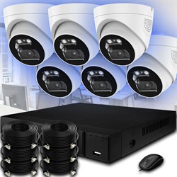 Комплект IP-камер 4 Мегапикселя с записью звука «Помещение-6 IP 2K»