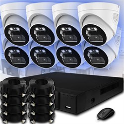 Комплект IP-камер 4 Мегапикселя с записью звука «Помещение-8 IP 2K»