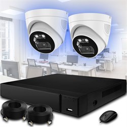 Комплект IP-камер 4 Мегапикселя с записью звука «Помещение-2 IP 2K»