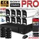 Система видеонаблюдения «PREMIUM PRO» на 10 камер SONY 8 Мегапикселей 4K с 5X-зумом, звуком и жёстким диском - фото 12424 Система видеонаблюдения «PREMIUM PRO» на 10 камер SONY 8 Мегапикселей 4K с 5X-зумом, звуком и жёстким диском - фото 12424