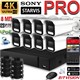 Система видеонаблюдения «PREMIUM PRO» на 14 камер SONY 8 Мегапикселей 4K с 5X-зумом, звуком и жёстким диском - фото 12446 Система видеонаблюдения «PREMIUM PRO» на 14 камер SONY 8 Мегапикселей 4K с 5X-зумом, звуком и жёстким диском - фото 12446