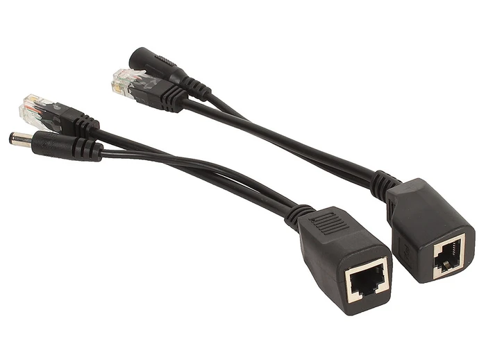 Комплект разветвителей Passive POE для подключения IP-камеры на расстоянии до 30 метров InControl POE2501