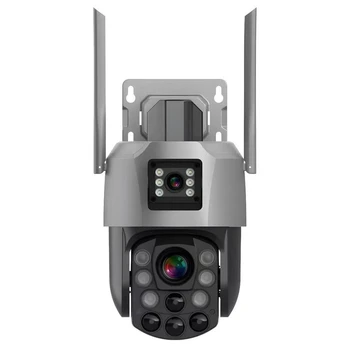 4G поворотная IP-камера 2Мп+2Мп, 20X-зум, ночь 250м, звук, MicroSD IZIVIEW-R26RU 4G ZM