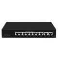 10-портовый РOЕ коммутатор (8 портов POE + 2 порта UpLink) InControl POE-812
