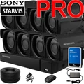 Комплект на 8 камер PRO Sony 5 Мп с зумом PRO-8